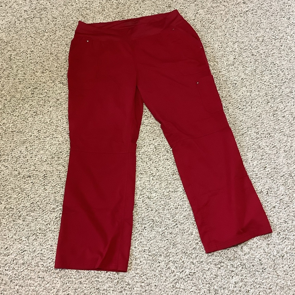 Purple Label YOGA Scrub Pants, Large Petite